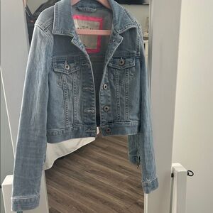 Abercrombie & Fitch Light Blue Jean Jacket girls